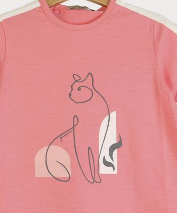 تيشرت دخترانه پيانو كد 10124