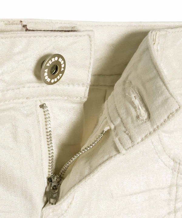 دامن کوتاه زنانه ورو مدا Vero Moda مدل Glitter denim skirt