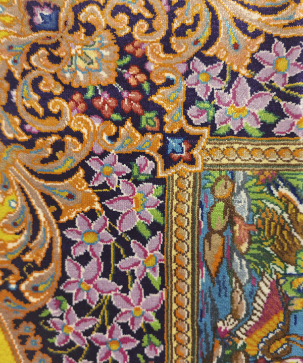 فرش دستباف راه ابريشم Rahe abrisham كد 1160