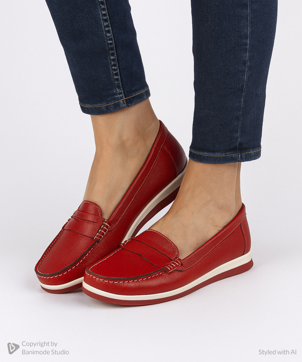 کفش زنانه چرم طبیعی نوین چرم Novin Leather مدل WS3498
