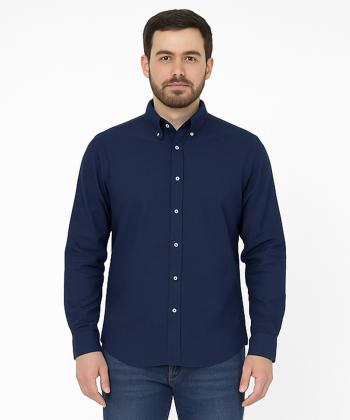 پيراهن آستين بلند لينن مردانه فريولي كد 11126