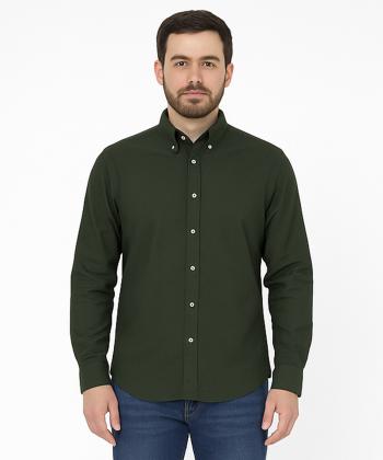پيراهن آستين بلند لينن مردانه فريولي كد 11126