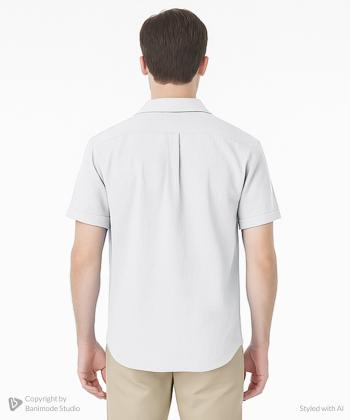 پیراهن آستین کوتاه مردانه فريولي مدل 11121