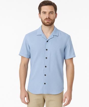 پیراهن آستین کوتاه مردانه فريولي مدل 11121