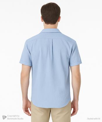 پیراهن آستین کوتاه مردانه فريولي مدل 11121