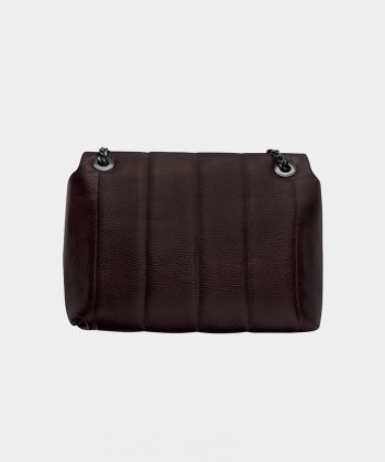 کیف دوشی چرم طبیعی زنانه نوین چرم Novin Leather مدل آناهید