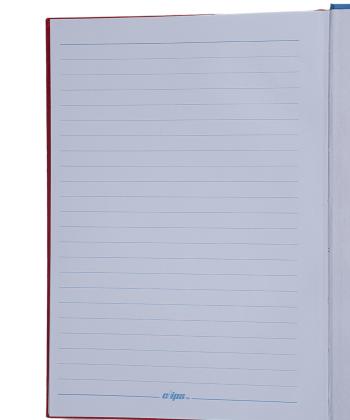 دفتر مشق 100 برگ جلد سخت کلیپس کد 00162