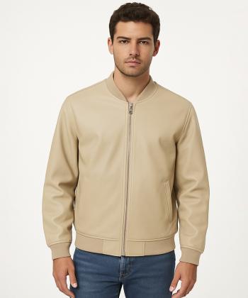 کاپشن چرم مردانه بالون Balloon کد 9919