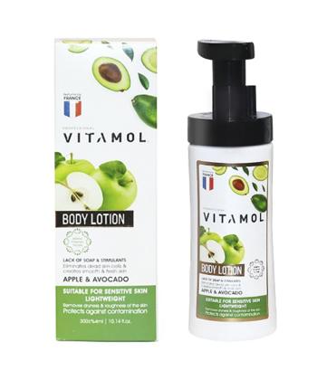 لوسیون بدن ویتامول مدل Apple & Avocado حجم 300 میلی لیتر