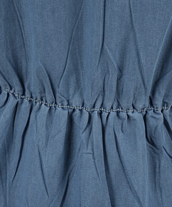 پيراهن ساحلي زنانه جين عروسكي آستين بلند اندام كد 1001
