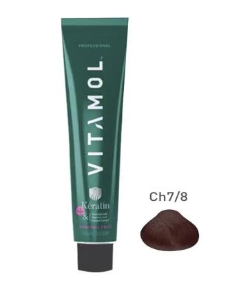 رنگ موی بدون آمونیاک ویتامول حجم 120 میلی لیتر