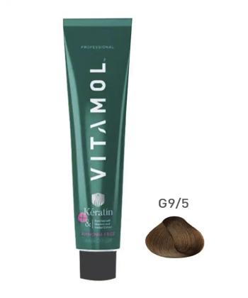 رنگ موی بدون آمونیاک ویتامول حجم 120 میلی لیتر