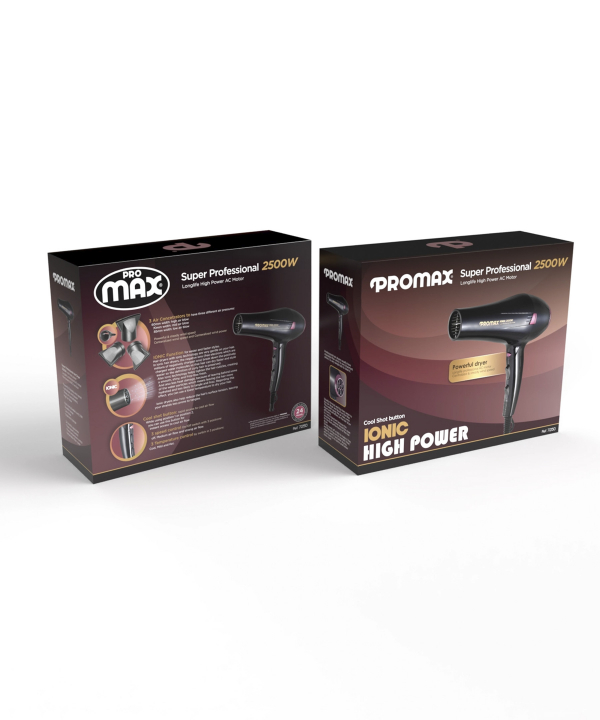 سشوار فوق حرفه‌ای یونیک پرومکس Promax مدل 7250