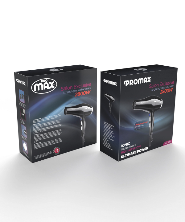 سشوار فوق حرفه‌ای آیکونیک پرومکس Promax مدل 7280