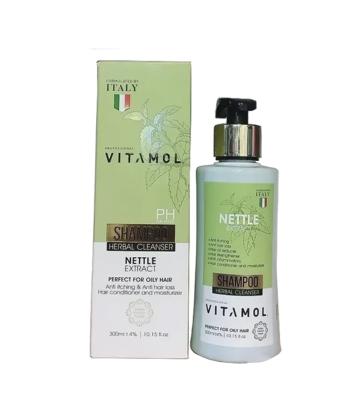 شامپو موهای چرب ویتامول حاوی عصاره گزنه حجم 300 میلی لیتر