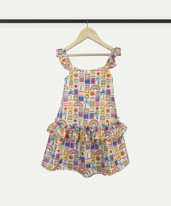 پیراهن دخترانه تیتیش مدل 11921