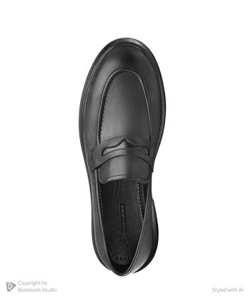 كفش مردانه چرم طبيعي نوين چرم مدل 8817