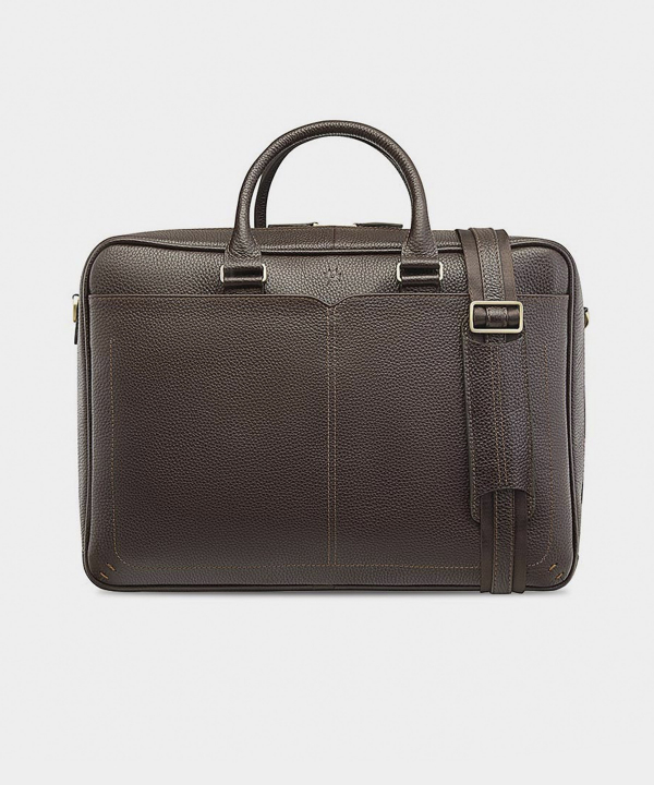کیف اداری چرم طبیعی نوین چرم Novin Leather مدل منتو