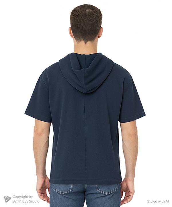 هودی آستین کوتاه مردانه جوتی جینز Jooti Jeans کد 51573543