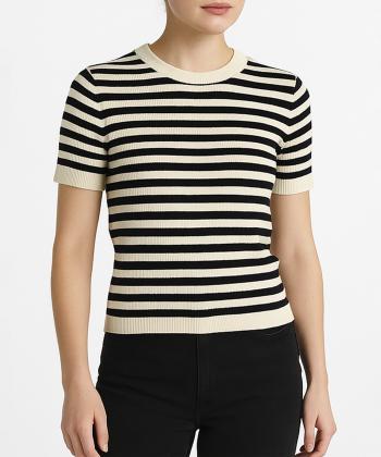 تيشرت بافت زنانه جين وست كد 52273011