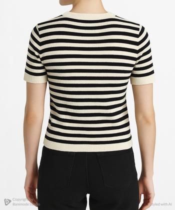 تيشرت بافت زنانه جين وست كد 52273011