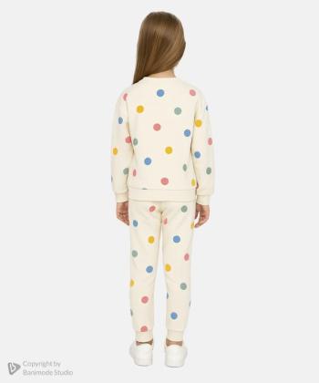 ست تیشرت و شلوار نخی دخترانه بانی نو مدل 57005050