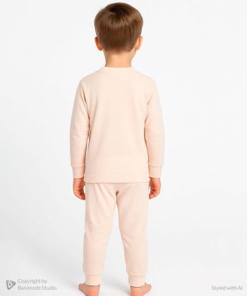 ست تیشرت و شلوار نخی پسرانه جین وست مدل 44CA5561