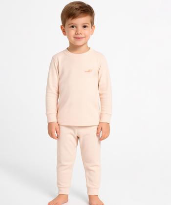 ست تیشرت و شلوار نخی پسرانه جین وست مدل 44CA5561