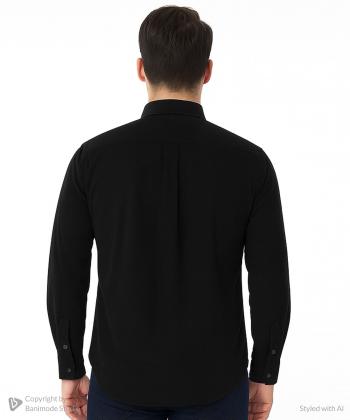 پیراهن مخمل کبریتی مردانه آروما کد 1104602-02