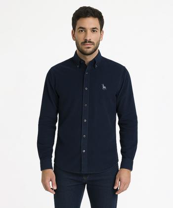 پیراهن آستین بلند مردانه آروما مدل 1104602