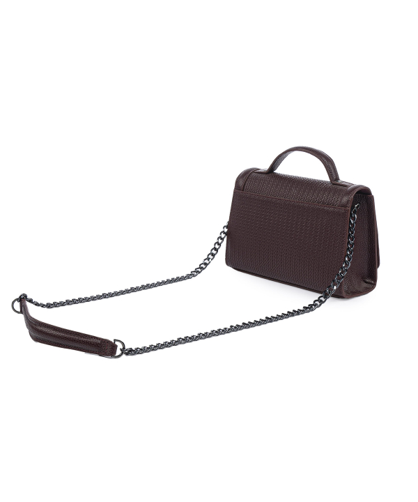 کیف دوشی چرم طبیعی زنانه صاد Saad مدل AS8901