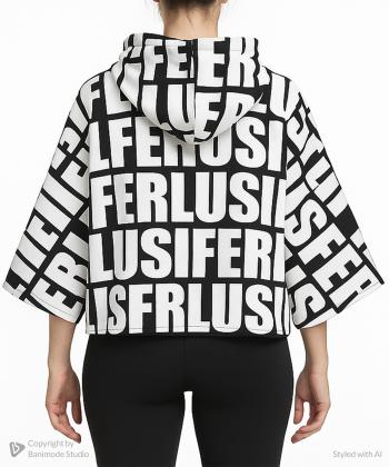 هودی نخی زنانه لوسیفر مدل W22664