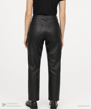 شلوار چرم زنانه جوتی جینز کد 43751420