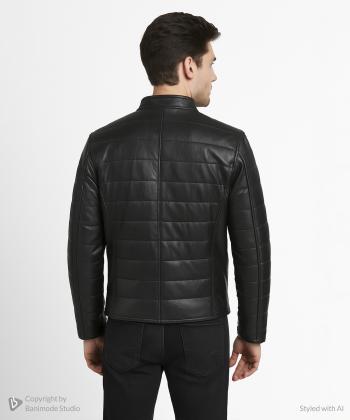 كت مردانه چرم طبيعي صاد مدل AE2401