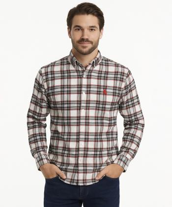 پیراهن آستین بلند مردانه آروما مدل 10402601