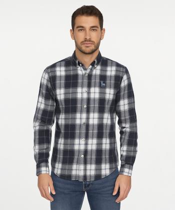 پیراهن آستین بلند مردانه آروما مدل 10402601