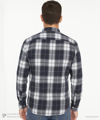 پیراهن آستین بلند مردانه آروما مدل 10402601