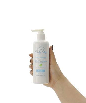 لوسیون مرطوب کننده بدن بیبی اسکین حجم 250 میلی لیتر