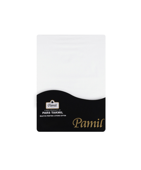 نیم ست ملحفه کشدار یک نفره دو تکه پامیل Pamil کد OO100HS