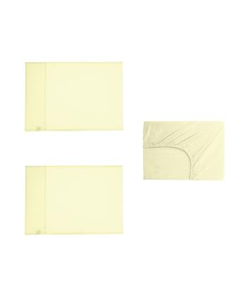 نیم ست ملحفه کشدار دو نفره سه تکه پامیل Pamil کد OO121HK