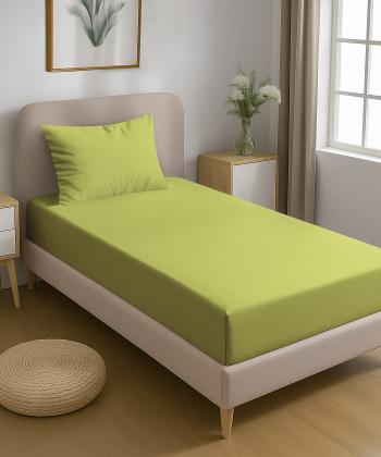 نیم ست ملحفه کشدار یک نفره دو تکه پامیل Pamil کد OO182HS