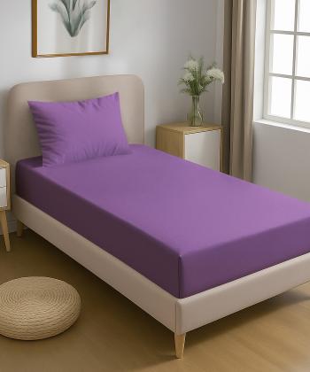 نیم ست ملحفه کشدار یک نفره دو تکه پامیل Pamil کد OO261HS