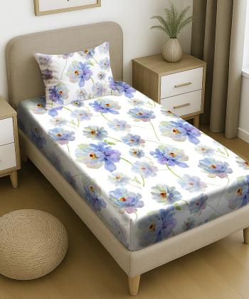 نیم ست ملحفه کش دار یک نفره دو تکه پامیل Pamil کد RH760HS