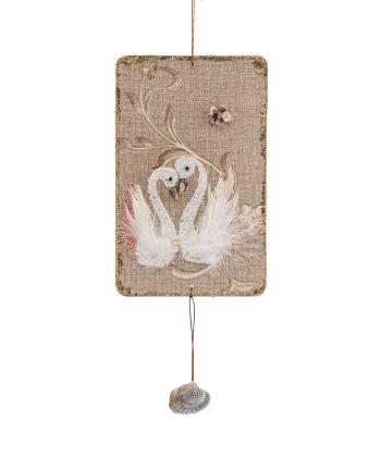 تابلو آویز تزئینی دست ساز خانه مد فینوس مدل قو