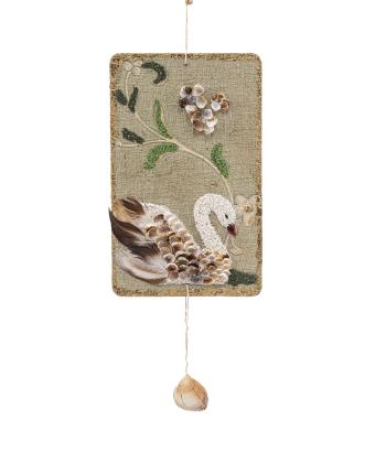 تابلو آویز تزئینی دست ساز خانه مد فینوس مدل قو