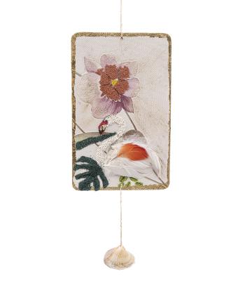 تابلو آویز تزئینی دست ساز خانه مد فینوس مدل قو