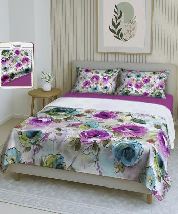 سرویس ملحفه کشدار دونفره چهار تکه پامیل Pamil کد RH888SQ