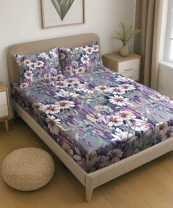 نیم ست ملحفه کشدار دو نفره سه تکه پامیل Pamil کد RI930HQ