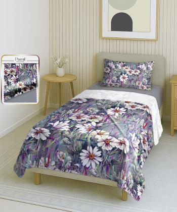 سرویس ملحفه کشدار یک نفره سه تکه پامیل Pamil کد RI930SS