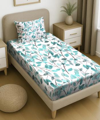 نیم ست ملحفه کش دار یک نفره دو تکه پامیل Pamil کد RI945HS